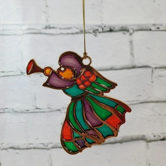 Russ Berrie & CO Holiday Highlights 1980s Vintage Ornament ANGEL HM20 - Picture 3 of 6